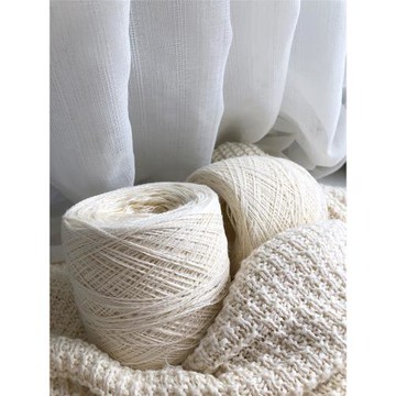 小麥兜毛線出口品質不均勻桑蠶絲棉軟糯順滑手編棒針DIY春秋毛衣