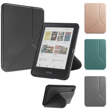 簡約質感!! 休眠喚醒 kobo clara colour/bw/2e 電子書 保護套 保護殼 皮套