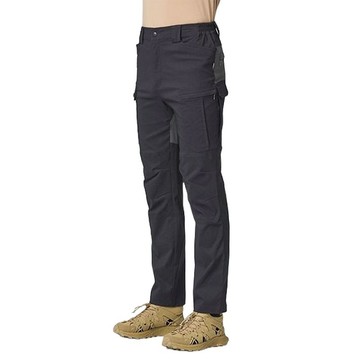 【Wildland 荒野】彈性抗UV多袋拼接工裝褲 男 0B21316-165印黑色
