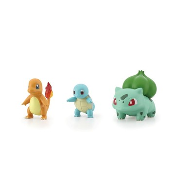 BANDAI 盒玩 精靈寶可夢 關都地區 小火龍&傑尼龜&妙蛙種子 東海模型