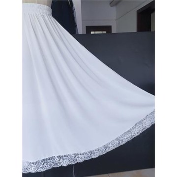 七巧坊 漢服  馬面裙襯裙 蕾絲花邊 內搭 雪紡 打底 防走光百搭