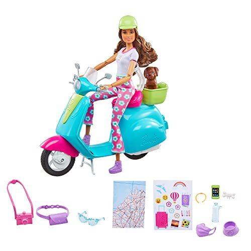 Barbie Travel Playset with Fashionistas Travel Doll (11.5 in