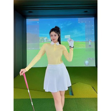 高爾夫服裝女秋冬高爾夫長袖女顯瘦修身高爾夫套裝高爾夫女裝golf