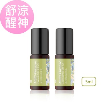 【BHK’s】萬用精油滾珠瓶 (5ml/瓶)2瓶組