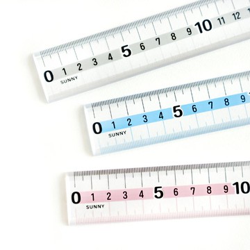 本系列 / 15cm防近視大字尺 (3色) 直尺 學生必備