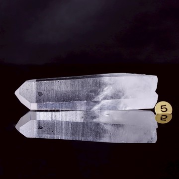古文明智慧 |哥倫比亞水晶柱 列木尼亞 白水晶 脈輪療癒 原礦 水晶柱 握件 3CS12-05