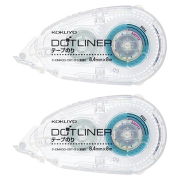 KOKUYO 國譽 好黏便利貼 標準型 8.4mm x 8m  透明色  2個