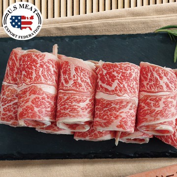 【勝崎生鮮】美國安格斯黑牛頂極無骨牛小排肉片4盒(200公克/1盒)