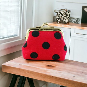 艾拉蔓手工小口金發財包 -點點系列 多種顏色