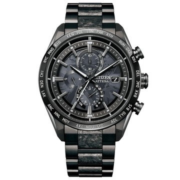 CITIZEN 星辰 GENT'S HAKUTO-R 電波對時 鈦金屬光動能腕錶 (AT8287-62E)