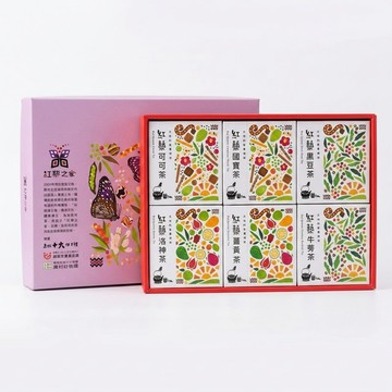 【紅藜之家】養生茶品禮盒 6入盒裝