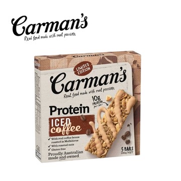 [澳洲 Carman s] 冰拿鐵風味大豆蛋白棒 (200g)