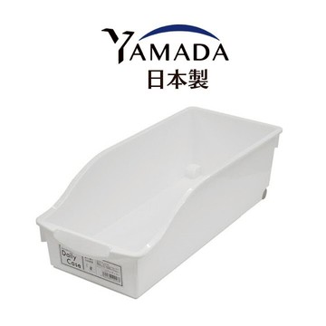 日本製【Yamada】滾輪式 扁長方置物盒