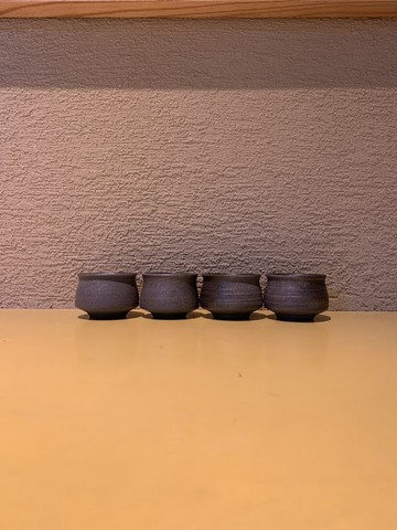 A 型 珠洲燒酒杯 F-I