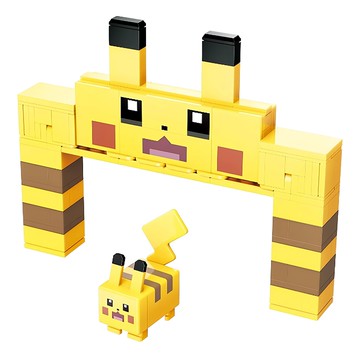 QMAN 皮卡丘拱門積木組  迷你積木  激發想像力  親子同樂  1組