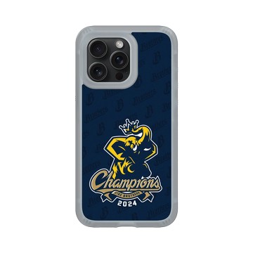 iPhone 15 Pro Max AirX 流變灰 - 職棒-中信兄弟 Brothers - 2024總冠軍紀念款-王者之象(鋼鐵藍)