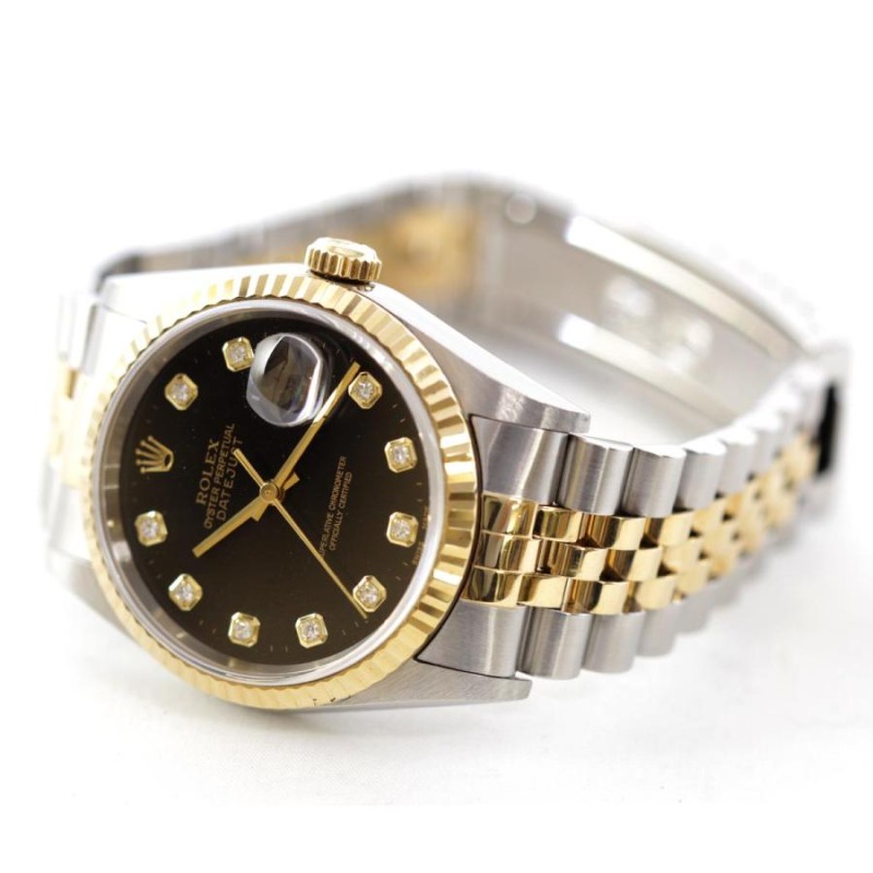 美品『USED』 ROLEX ロレックス デイトジャスト 16233G 腕時計 自動巻き メンズ | LINEショッピング