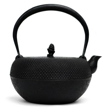 岩鑄 南部鐵器 鐵瓶 手工鐵壺 清末與清茂的作品 姥口霰 1.1L
