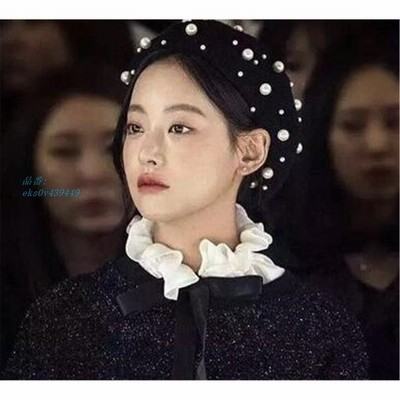 パール オルチャン ベレー帽 きれいめ ハット フェミニン 原宿系 かわいい ストリート 帽子 衣装 韓国 ダンス ガーリー 通販 Lineポイント最大get Lineショッピング