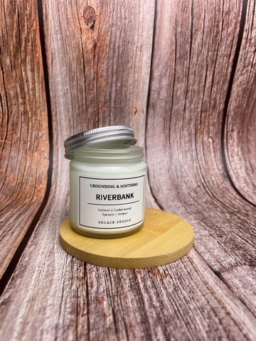 毛孩友善 微濕泥土木質調 Earthy | 河岸 Riverbank 手工大豆蠟燭