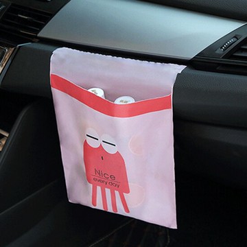 垃圾袋 車用垃圾袋 嘔吐袋 塑料袋 封口袋 一次性垃圾袋 收納袋 車載 可封口 汽車內用 黏貼式 懸掛 廚餘 儲物袋 防漏 衛生 黏貼式 車用垃圾袋 ♚MY COLOR♚【B008】