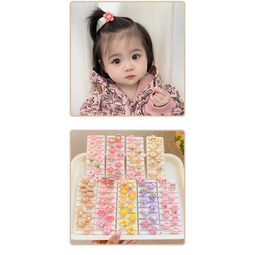 🎀biubiu童裝🎀現貨🌈  兒童髮圈 彩虹色 可愛卡通 橡皮筋 女童 寶寶紮小揪揪 頭繩 高彈不傷髮 髮繩髮飾