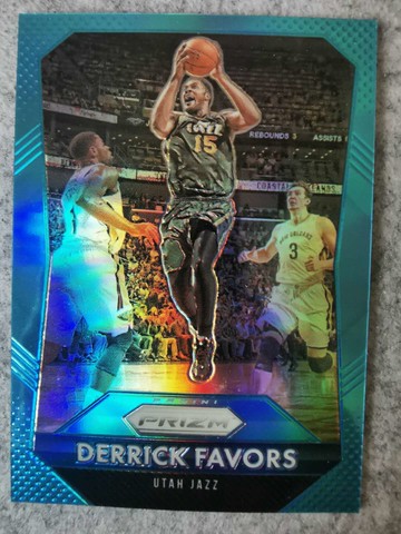 2015-16 Panini Prizm 費沃斯（Derrick Favors）199編 藍折
