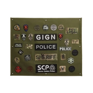 【酷愛】魔術貼徽章展示掛布 軍綠 臂章 魔鬼氈 收集墊 臂章毯 展示墊 收藏毯 三種尺寸 收藏 布置