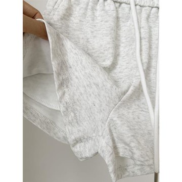 美式運動闊腿短褲女夏季2025新款外穿高腰顯瘦寬松熱褲百搭休閑褲