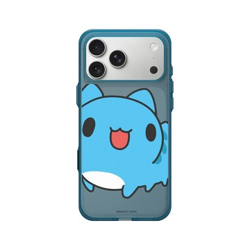 iPhone 17 Pro Max Clear (相機按鈕) 夜幕藍 - 貓貓蟲咖波 Bugcat Capoo - 你在看我嗎