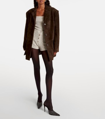 Magda Butrym Knitted linen and cotton shorts