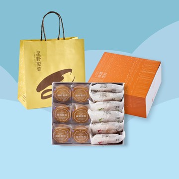 【星野製菓】經典生銅鑼燒 &奶油夾心餅禮盒/十二入｜冷凍禮盒🧊｜生日禮｜感謝禮｜告白禮物