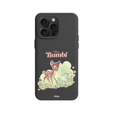 iPhone 15 Pro Max SolidX 黑 - 迪士尼-經典系列 Disney Classics - 小鹿斑比與桑普