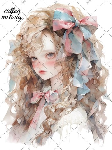 original sticker no.72 人物貼紙 原創貼紙 人物貼紙 女孩貼紙 原創人物貼紙