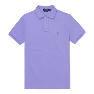 Polo Ralph Lauren RL 熱銷刺繡小馬短袖Polo衫-淺紫色
