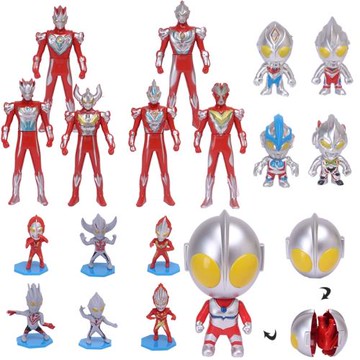 網紅卡通奧特曼打怪獸蛋糕裝飾擺件兒童寶寶男孩生日甜品臺插件