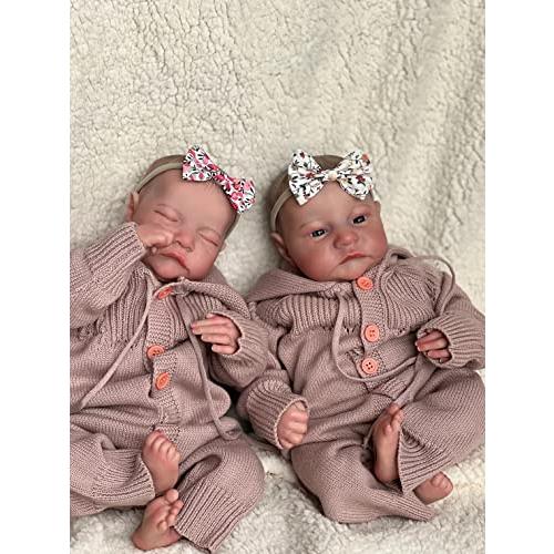 Anano Reborn Doll Levi Twins 19インチSilicone Baby Realistic Baby