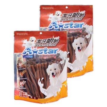A star AM潔牙嚼嚼棒 M 18週以上幼犬/成犬/老犬  2包