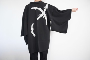 刺繡和服、黑色和服、復古和服、和服外套、日本和服