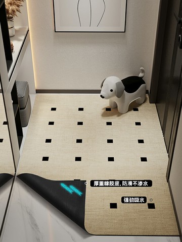 入戶門地墊高端入戶玄關踏腳墊防滑進門地毯門墊輕奢門口家用墊子