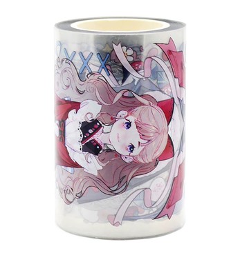 草莓甜心 PET 和紙膠帶