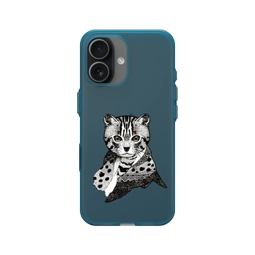 iPhone 17 Clear (相機按鈕) 夜幕藍 - 花生騷 WasangShow - 友誼石虎