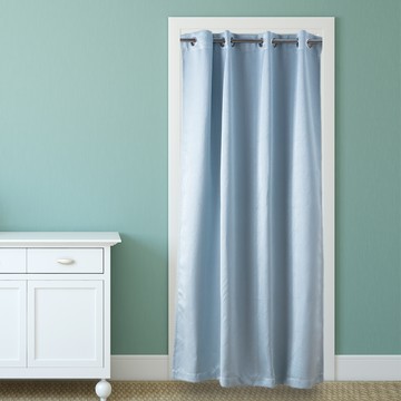 穿環式空調門簾 145x200cm 雲彩藍