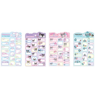 三麗鷗 防水多用途貼紙(隨機出貨)