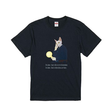 貓大師T恤 - 特斯拉