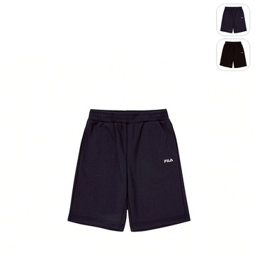 【FILA】KIDS 孩童款 針織短褲-丈青 1SHY-4402-NV