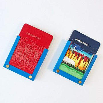 超質感手撕立體便條紙_記事強城市系列-新加坡迷夜藍_聖誕禮物交