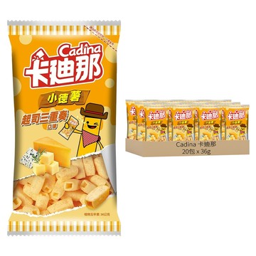 Cadina 卡迪那 小德薯起司三重奏口味  36g  20包
