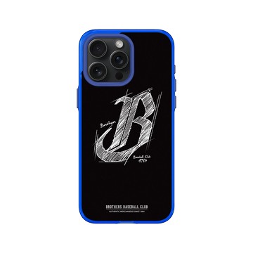 iPhone 15 Pro Max Clear 激光藍 - 職棒-中信兄弟 Brothers - 素描LOGO