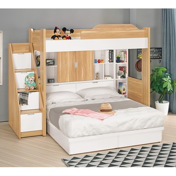 卡爾7.1尺多功能五件式床組（左向）